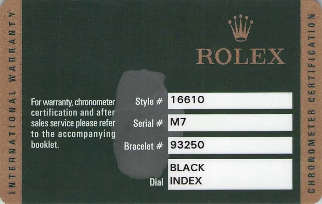 8th image of Rolex 16610 Wristwatch, PreOwned condition