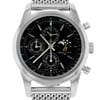 Up Close Front Facing Picture Of Breitling A1931012/BB68-154A Stainless Steel Watch Display Model Condition