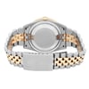 Back View Of Solid Back Case And Closed Stainless Steel,Gold Band Of Rolex 16263 Watch Pre Owned Condition