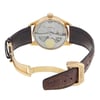 Back View Of {Caseback} Back Case And Open Leather Band Of IWC IW500118 Watch Pre Owned Condition
