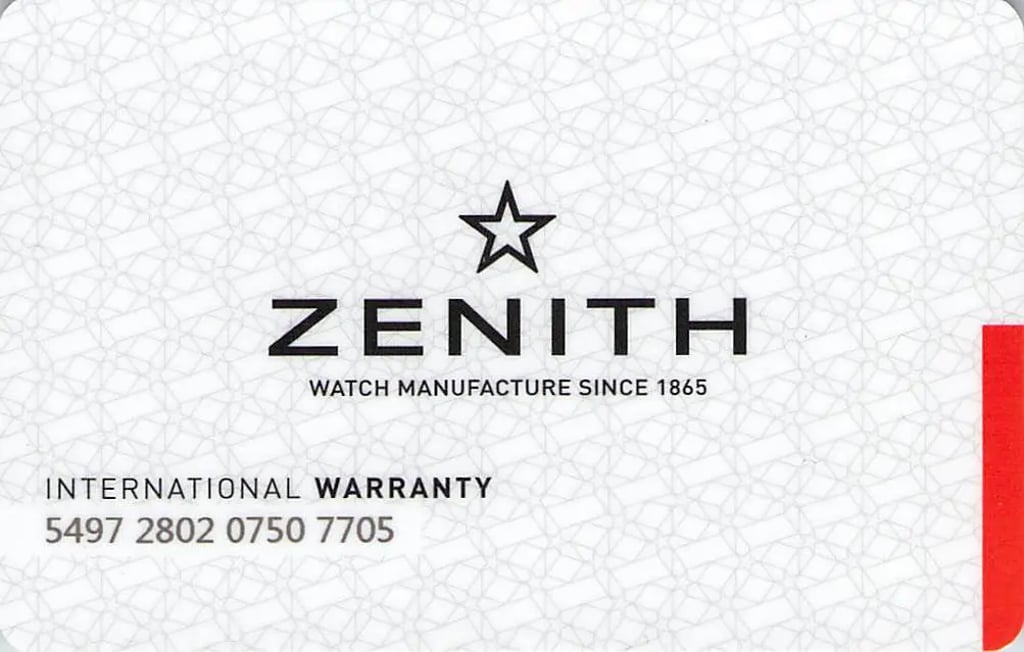 11th image of Zenith 03.2067.405/51.R514 Wristwatch, Unworn condition