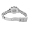 Back View Of Solid Back Case And Open Stainless Steel Band Of OMEGA 3510.50.00 Watch Pre Owned Condition
