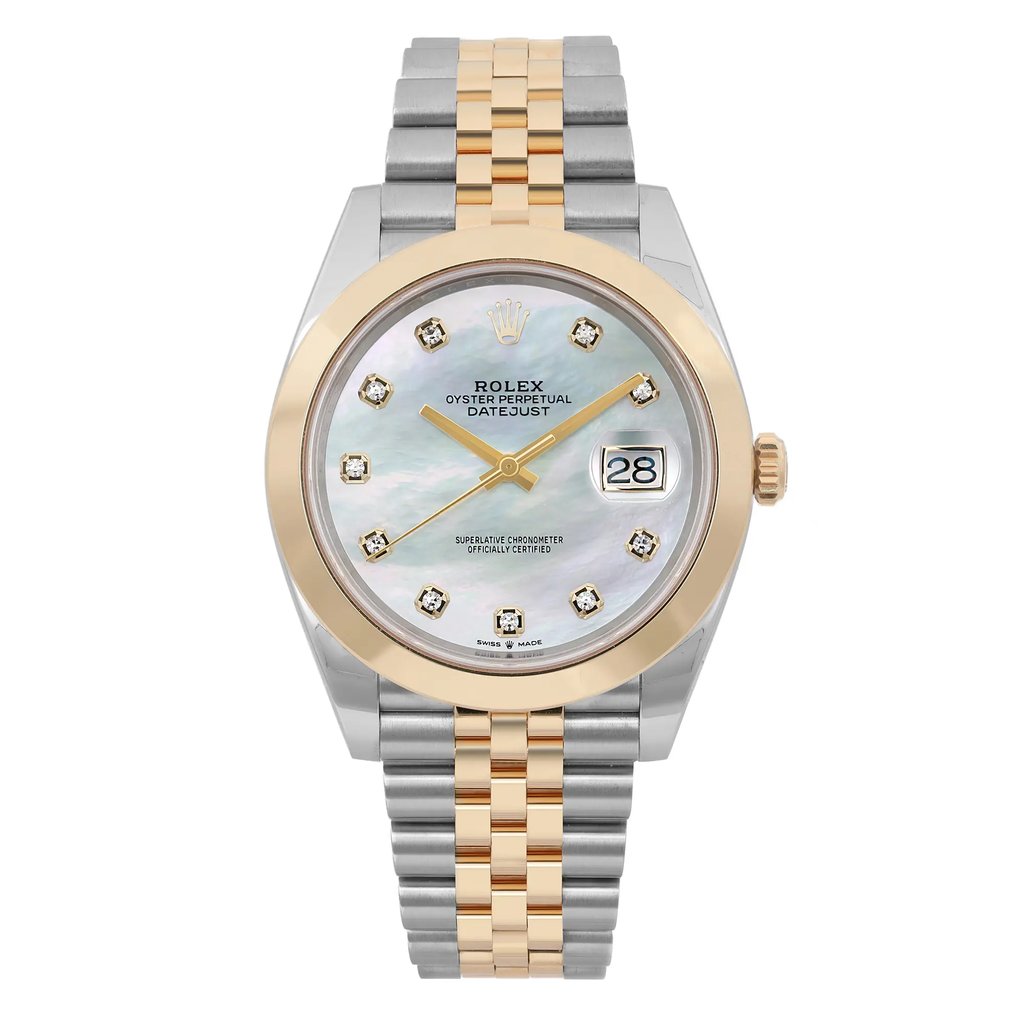 Front Full View Of Rolex 126303 Stainless Steel Watch Unworn Condition {Product Condition}