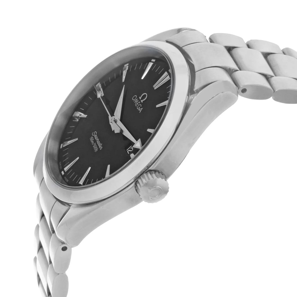 View Of Crown Facing Side Of OMEGA 2517.5 Stainless Steel Watch Pre Owned Condition