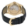 Back View Of Exhibition Back Case And Closed Leather Band Of Patek Philippe 5035J Watch Pre Owned Condition
