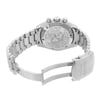 Back View Of Solid Back Case And Open Stainless Steel Band Of OMEGA 3570.50.00 Watch Pre Owned Condition
