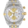 Up Close Front Facing Picture Of Breitling B13356 Stainless Steel Watch Pre Owned Condition