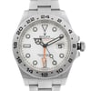 Up Close Front Facing Picture Of Rolex 216570 Stainless Steel Watch Pre Owned Condition