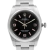 Up Close Front Facing Picture Of Rolex 116000 Stainless Steel Watch Pre Owned Condition