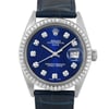 Up Close Front Facing Picture Of Rolex 1601 Stainless Steel Watch Pre Owned Condition