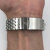 Back View Of {Caseback} Back Case And Closed Stainless Steel Band Of Breitling U17325211G1A1 Watch Unworn Condition