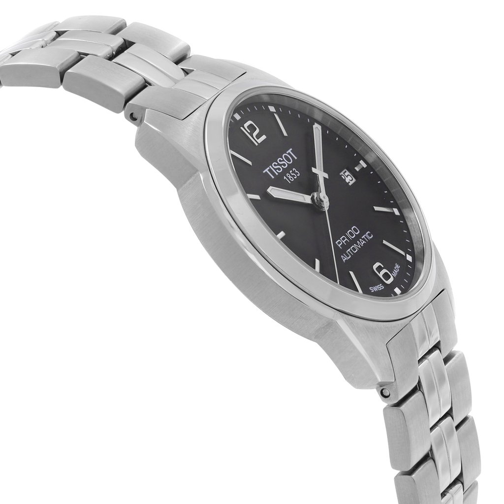 View Of Opposite Crown Facing Side Of Tissot T049.407.11.057.00 Stainless Steel Watch Display Model Condition