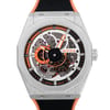 Up Close Front Facing Picture Of Noda Aero Series-1 Stainless Steel Watch New Condition