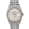 Up Close Front Facing Picture Of Rolex 16220 Stainless Steel Watch Pre Owned Condition