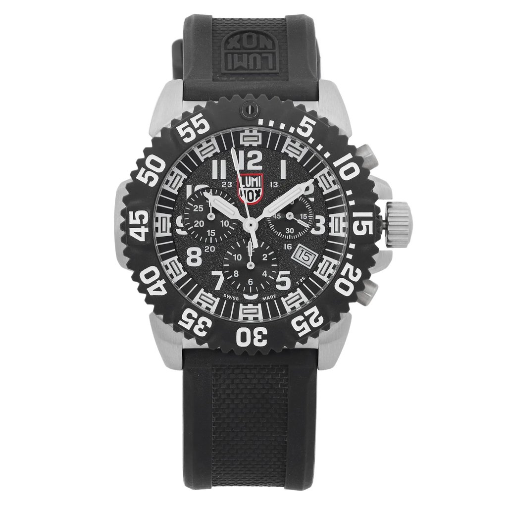 Front Full View Of Luminox XS.3181 Stainless Steel Watch Unworn Condition Excellent