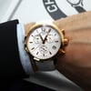 Up Close Front Facing Picture Of Tissot T095.417.37.117.00 Stainless Steel Watch New With Defects Condition