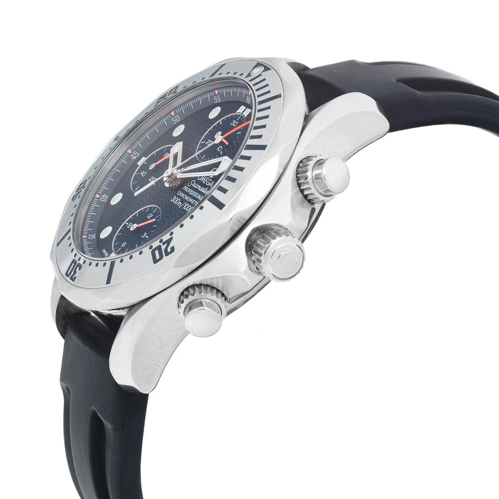 View Of Crown Facing Side Of OMEGA 2598.80.00 Stainless Steel Watch Pre Owned Condition