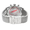 Back View Of {Caseback} Back Case And Closed Stainless Steel Band Of Breitling AB0510U0-A732-152A Watch Display Model Condition