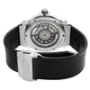 Back View Of Exhibition Back Case And Closed Rubber Band Of Hublot B1915.1 Watch Pre Owned Condition