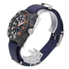 View Of Crown Facing Side Of Luminox XS.3803.C Carbon Watch Display Model Condition