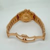 Back View Of Screwback Back Case And Open Rose Gold Band Of Vacheron Constantin 47450/b01r-9229 Watch Pre Owned Condition