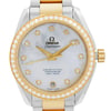 Up Close Front Facing Picture Of OMEGA 231.25.39.21.55.002 Stainless Steel Watch Unworn Condition