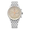 Front Full View Of Breitling A13324121G1A1 Stainless Steel Watch Display Model Condition Excellent