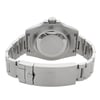 Back View Of Solid Back Case And Closed Stainless Steel Band Of Rolex 114060 Watch Pre Owned Condition