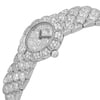 View Of Crown Facing Side Of Patek Philippe 4872/3G-001 White Gold Watch Pre Owned Condition