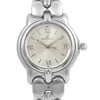 Up Close Front Facing Picture Of BERTOLUCCI 123 41 Stainless Steel Watch Pre Owned Condition