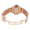 Back View Of Screwback Back Case And Open Rose Gold Band Of Cartier WE902026 Watch Pre Owned Condition