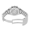 Back View Of Solid Back Case And Open Stainless Steel Band Of OMEGA 3570.50.00 Watch Pre Owned Condition