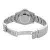 Back View Of Screwback Back Case And Open Stainless Steel Band Of Rolex 114060 Watch Pre Owned Condition