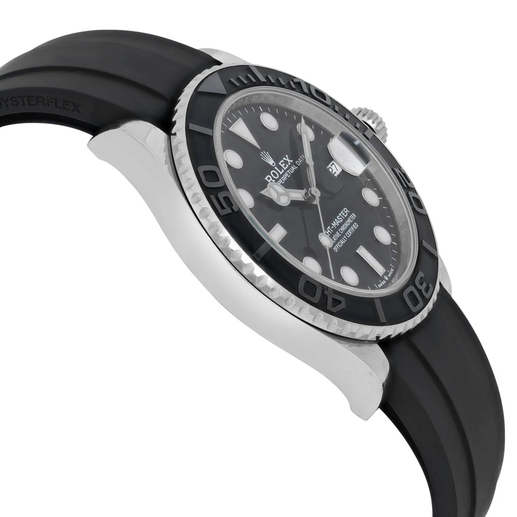 View Of Opposite Crown Facing Side Of Rolex 226659 White Gold Watch Pre Owned Condition