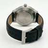 Back View Of Solid Back Case And Closed Leather Band Of Mondaine MH1.B2S10.LB Watch Display Model Condition