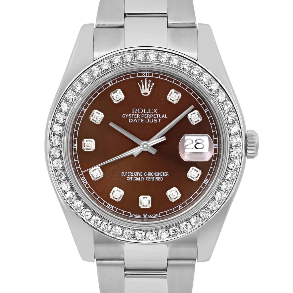 Up Close Front Facing Picture Of Rolex 116300 {Case Material} Watch Pre Owned Condition