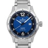 Up Close Front Facing Picture Of Edox 80094-3NM-BU1 Stainless Steel Watch Pre Owned Condition