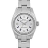 Up Close Front Facing Picture Of Rolex 176200 Stainless Steel Watch Pre Owned Condition