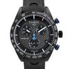 Up Close Front Facing Picture Of Tissot T100.417.37.201.00 Stainless Steel Watch New With Defects Condition