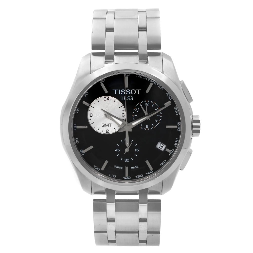 Front Full View Of Tissot T035.439.11.051.00 Stainless Steel Watch New Without Tags Condition {Product Condition}