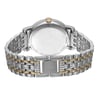Back View Of Snap Back Case And Closed Stainless Steel Band Of Tissot T109.210.22.031.00 Watch Pre Owned Condition
