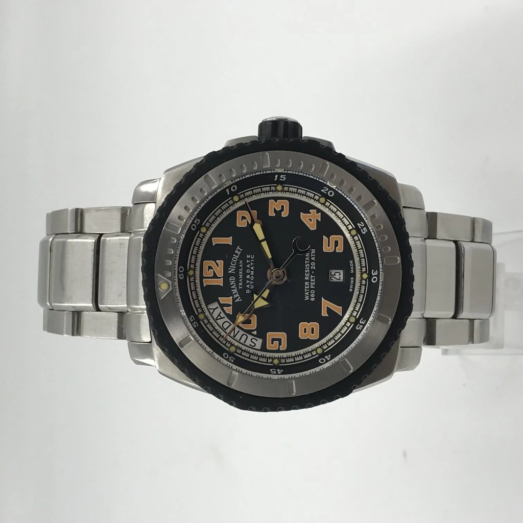 10th image of Armand Nicolet 9160-G-9164 Wristwatch, PreOwned condition