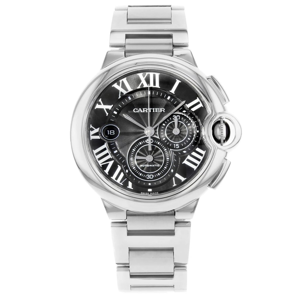 Front Full View Of Cartier W6920025 Stainless Steel Watch Unworn Condition {Product Condition}