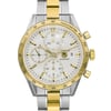 Up Close Front Facing Picture Of TAG Heuer CV2050.BD0789 Stainless Steel Watch Pre Owned Condition