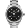 Up Close Front Facing Picture Of OMEGA 220.10.41.21.01.001 Stainless Steel Watch Display Model Condition