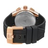 Back View Of Solid Back Case And Closed Rubber Band Of TechnoMarine 110051 Watch New With Defects Condition