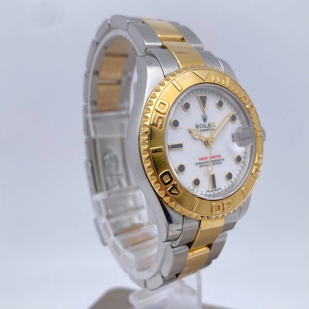 View Of Opposite Crown Facing Side Of Rolex 168623 Stainless Steel Watch Pre Owned Condition