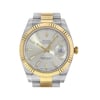 Up Close Front Facing Picture Of Rolex 126333 Stainless Steel Watch Pre Owned Condition
