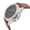 View Of Crown Facing Side Of Panerai PAM00111 Stainless Steel Watch Pre Owned Condition