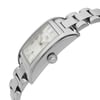 An image of a Wristwatch by Oris. This Unworn item is designed for Women, featuring a Dress/Formal style. It has a Mechanical (Automatic) movement and an Analog display with a Silver dial color. The indices include 12-Hour Dial,Arabic Numerals. The band is made of Stainless Steel and the case is made of Stainless Steel. The watch has a Rectangle shape with a case size of 25 mm and a case thickness of 10 mm.
